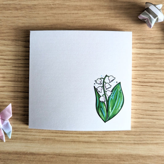 Lily of the Valley Sticky Notes