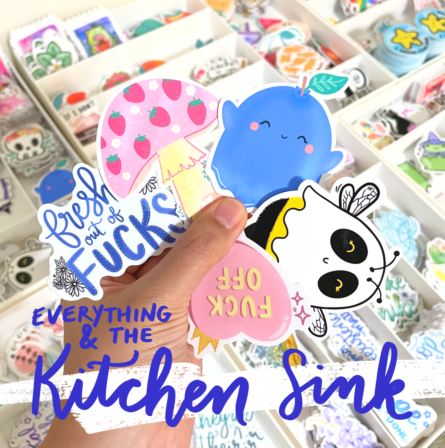 Everything and the Kitchen Sink - One of Each Sticker in the Shop!