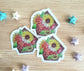 Sunflowers And Roses Sticker