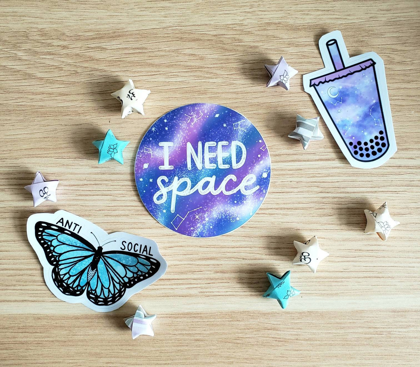 I Need Space Vinyl Sticker