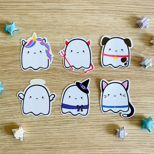 No. 1 Mini Squad Ghouls Sticker Set (Pack of 6)