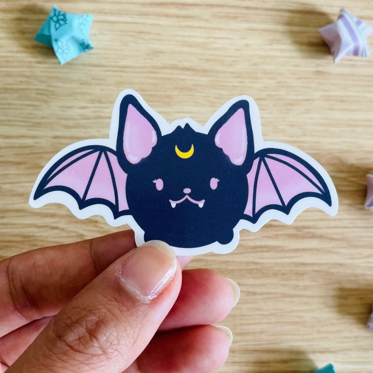 Moon Bat Sticker