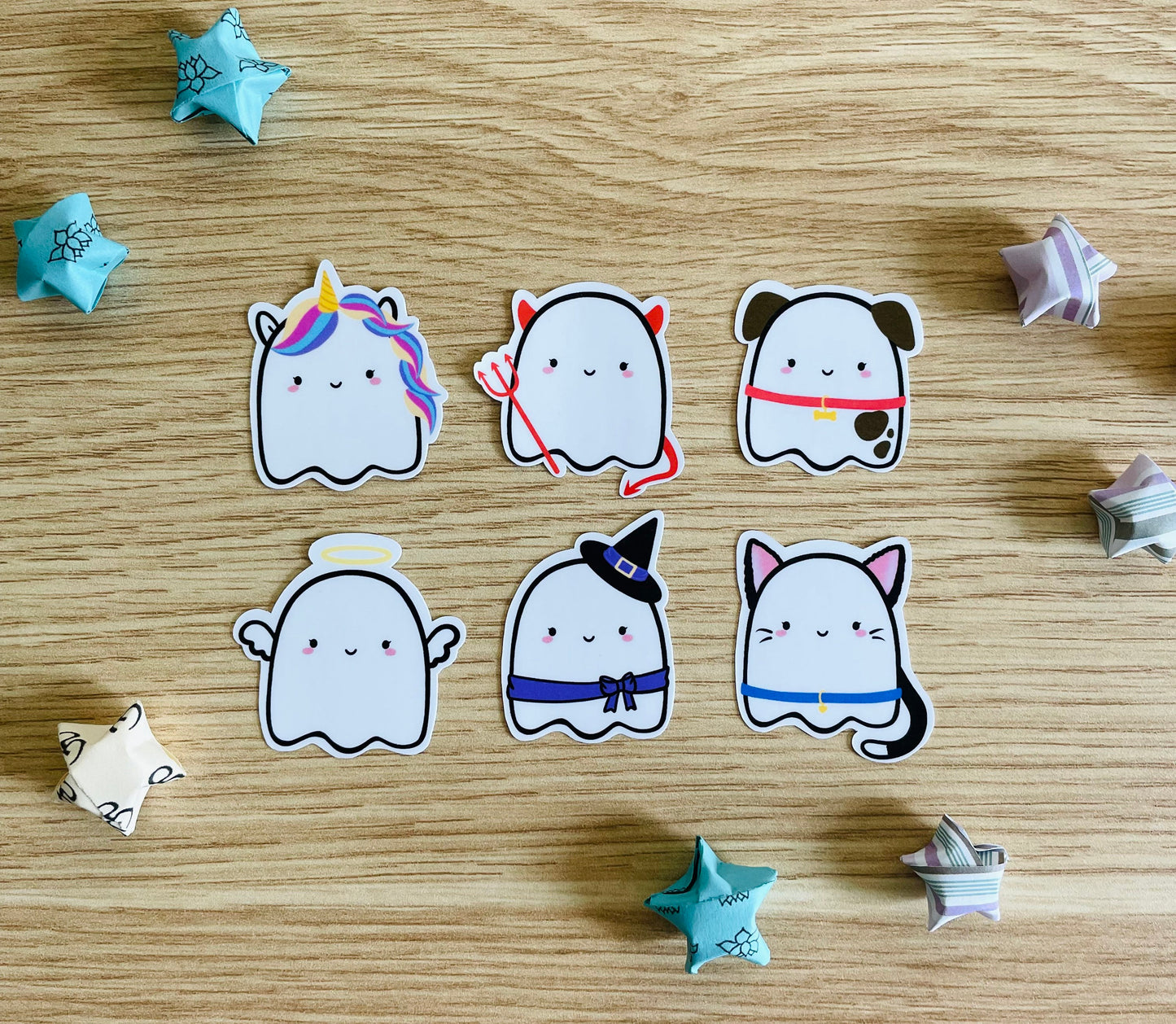 No. 1 Mini Squad Ghouls Sticker Set (Pack of 6)
