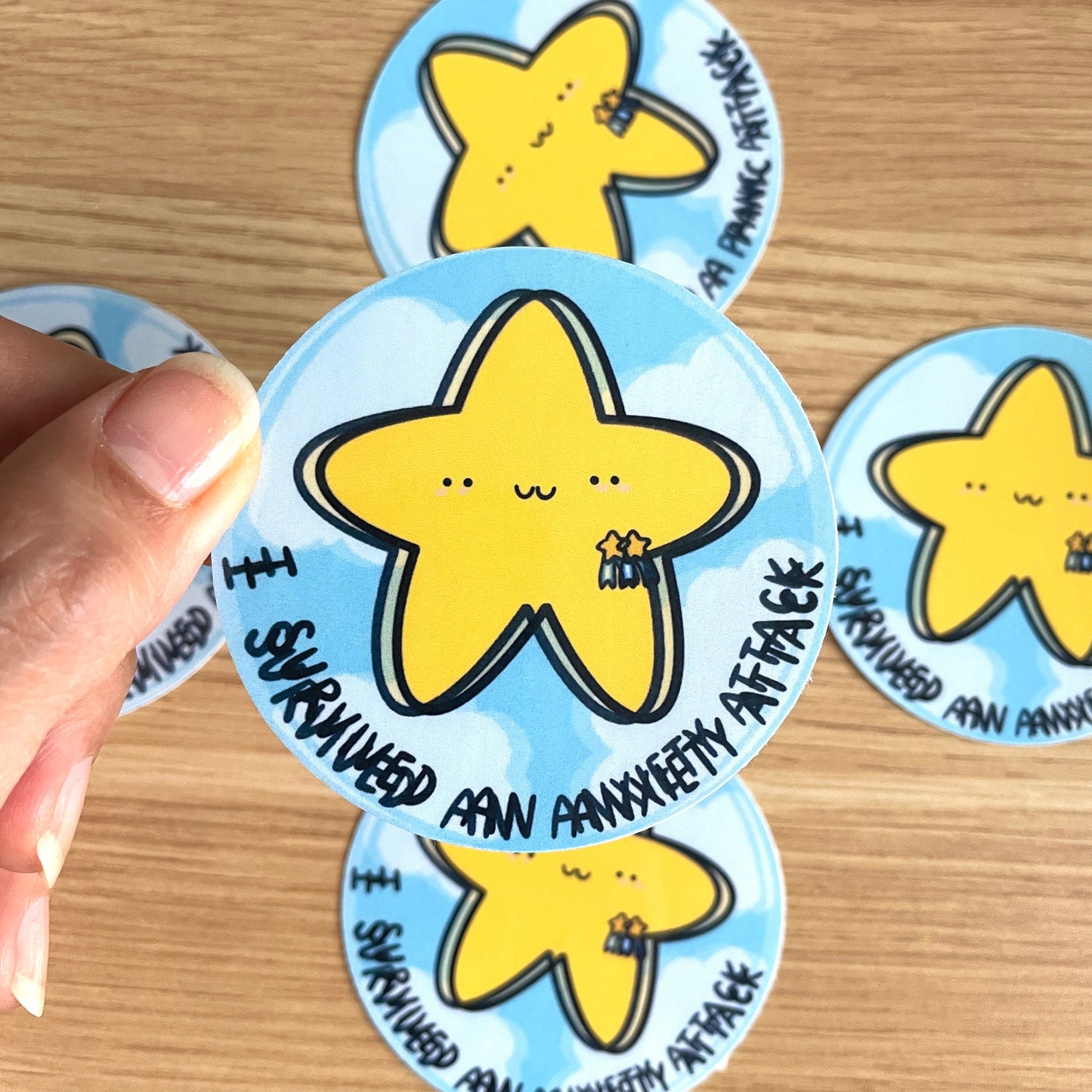 Shaky I Survived An ANXIETY Attack Vinyl Sticker