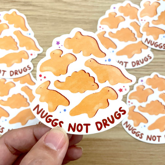 Nuggs Not Drugs Sticker