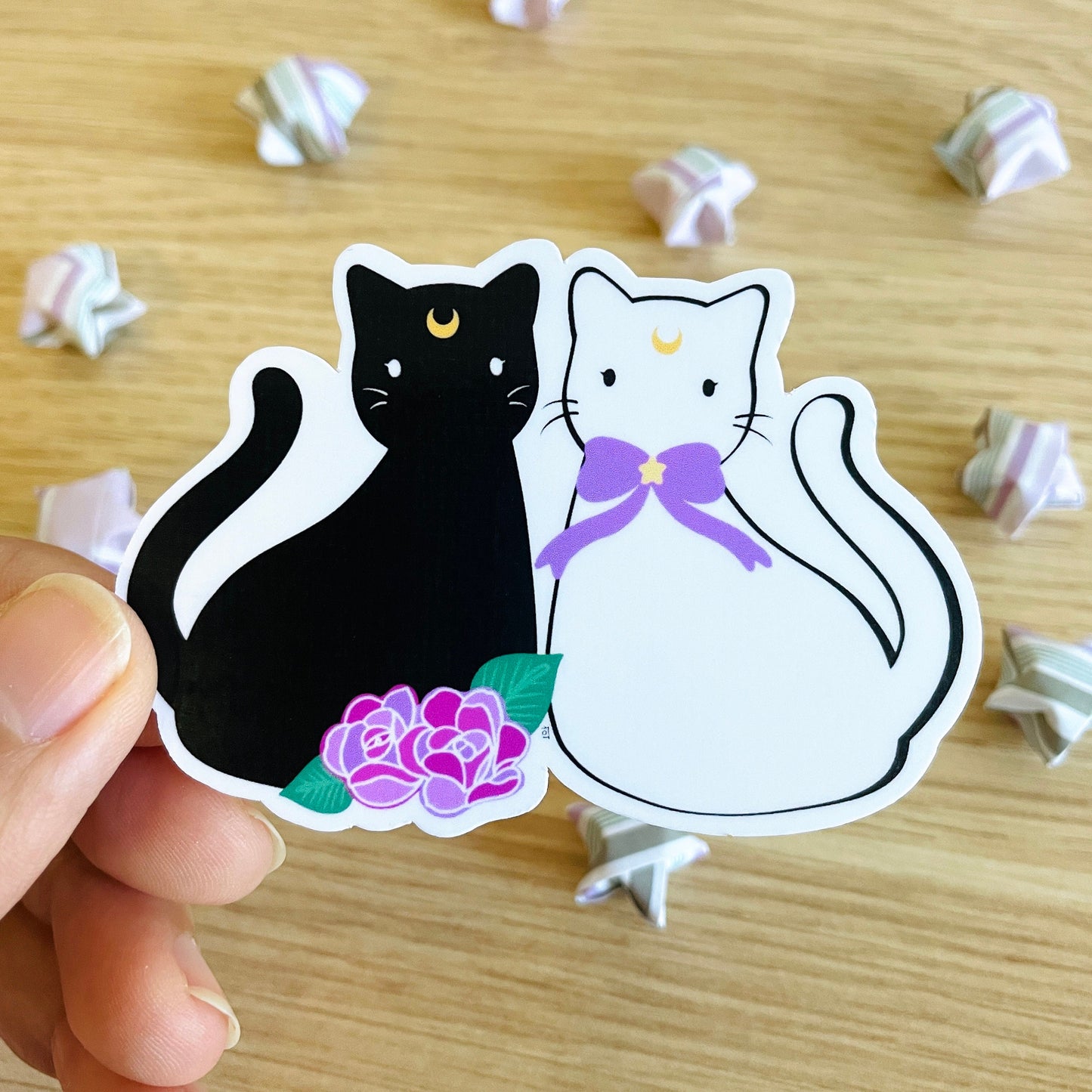 Moon Cat Hosts Sticker