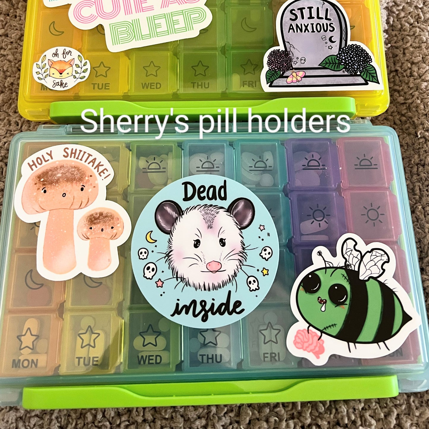 Dead Inside Possum Vinyl Sticker