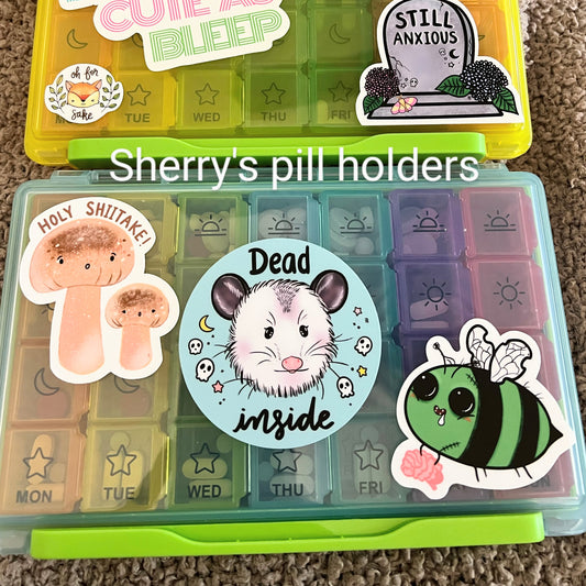 Dead Inside Possum Vinyl Sticker