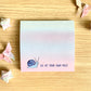 Galaxy Snail - Go At Your Own Pace Sticky Notes