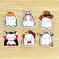 No. 2 Mini Squad Ghouls Sticker Set (Pack of 6)