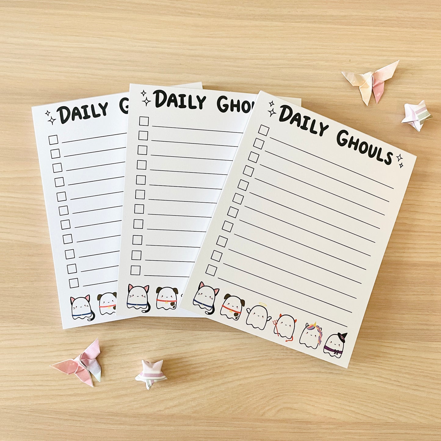 Daily Ghouls Checklist Notepad