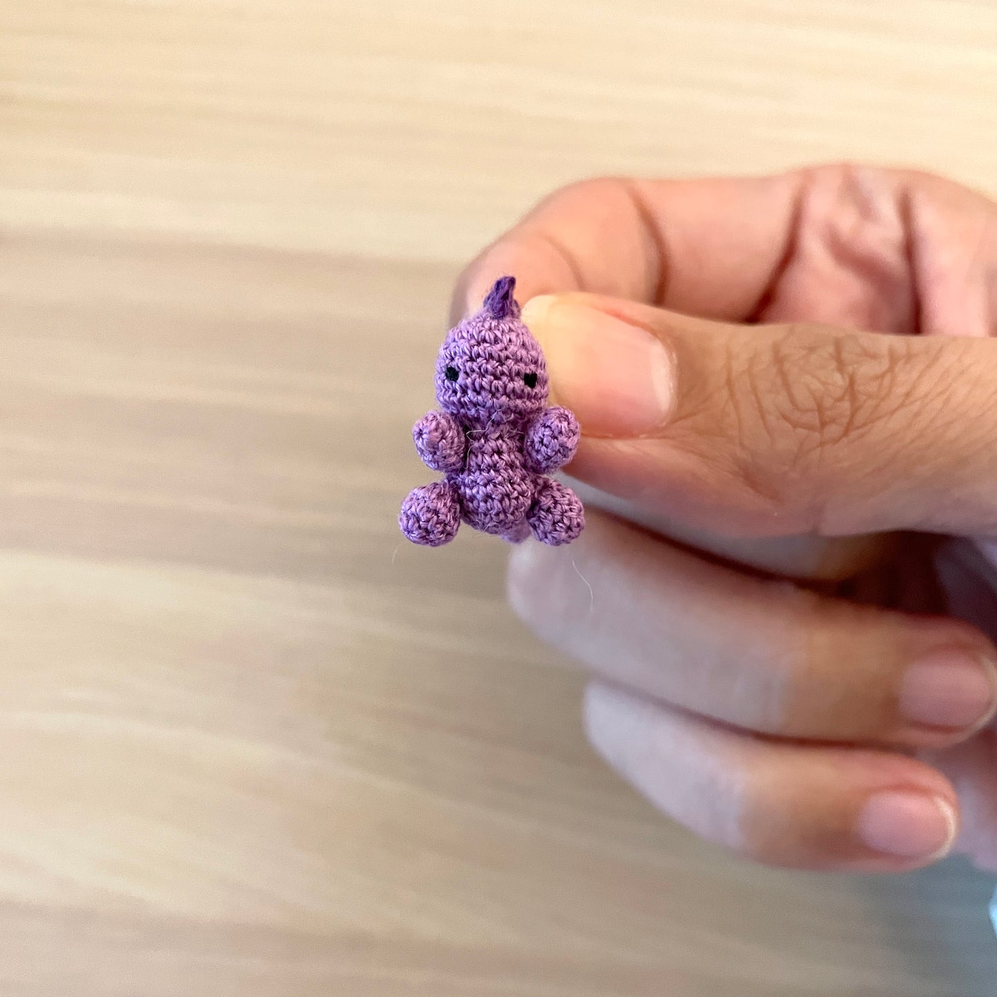 Micro Crochet Dinosaur