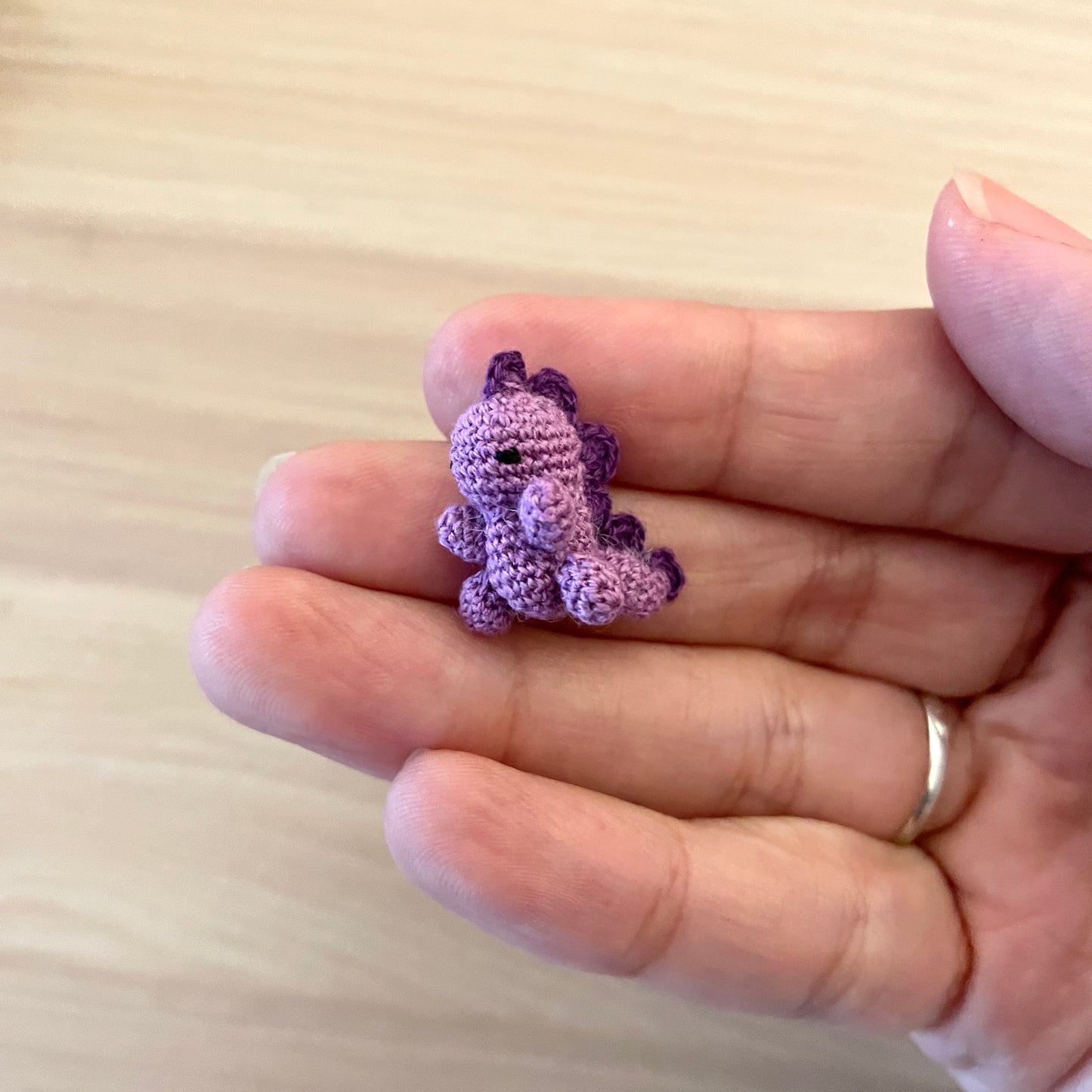 Micro Crochet Dinosaur